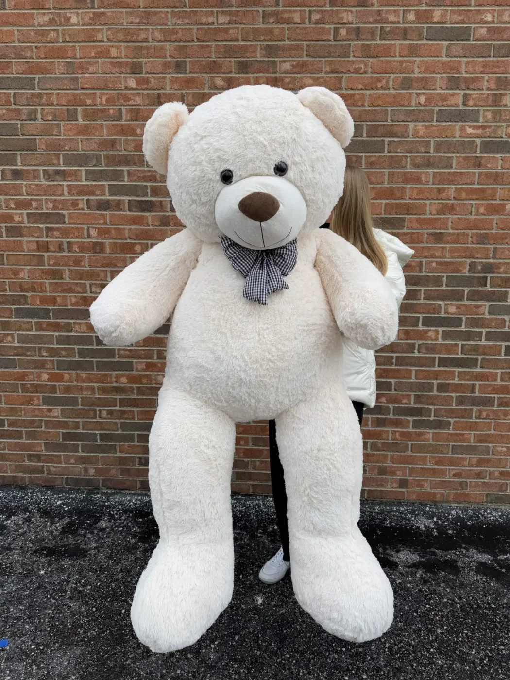 Ultra Büyük 140cm Beyaz Peluş Ayıcık